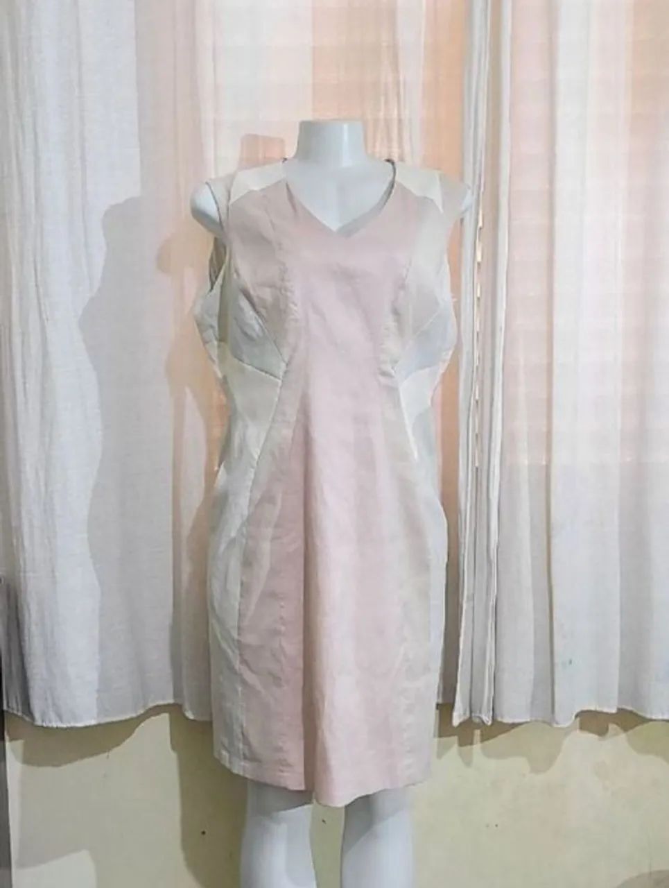 Vestido Elegante rosa tam 44
