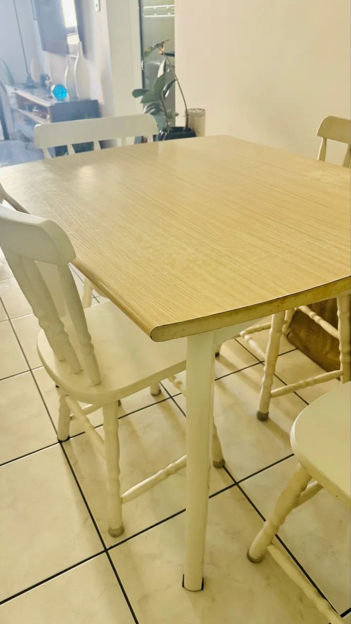 Mesa jantar 90x90 sem cadeiras  - Foto 4