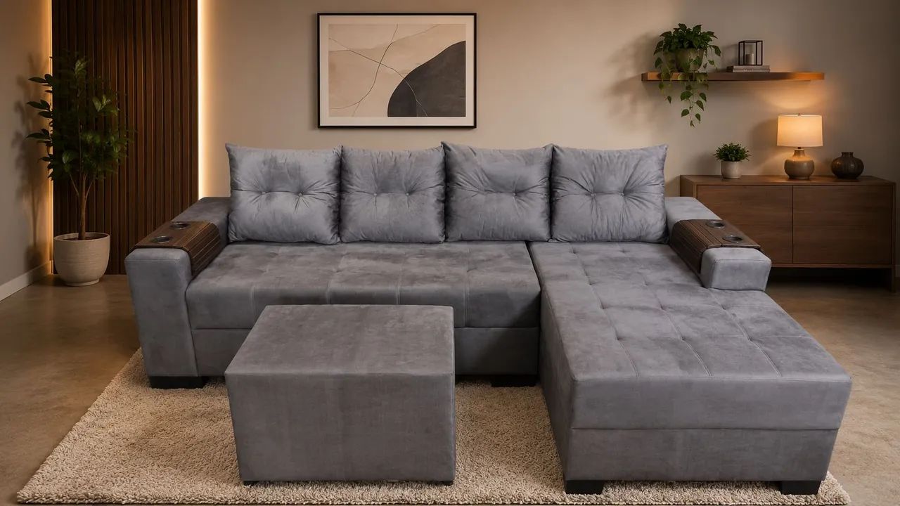 SOFÁ COM CHAISE ___ SOFÁ COM CHAISE 