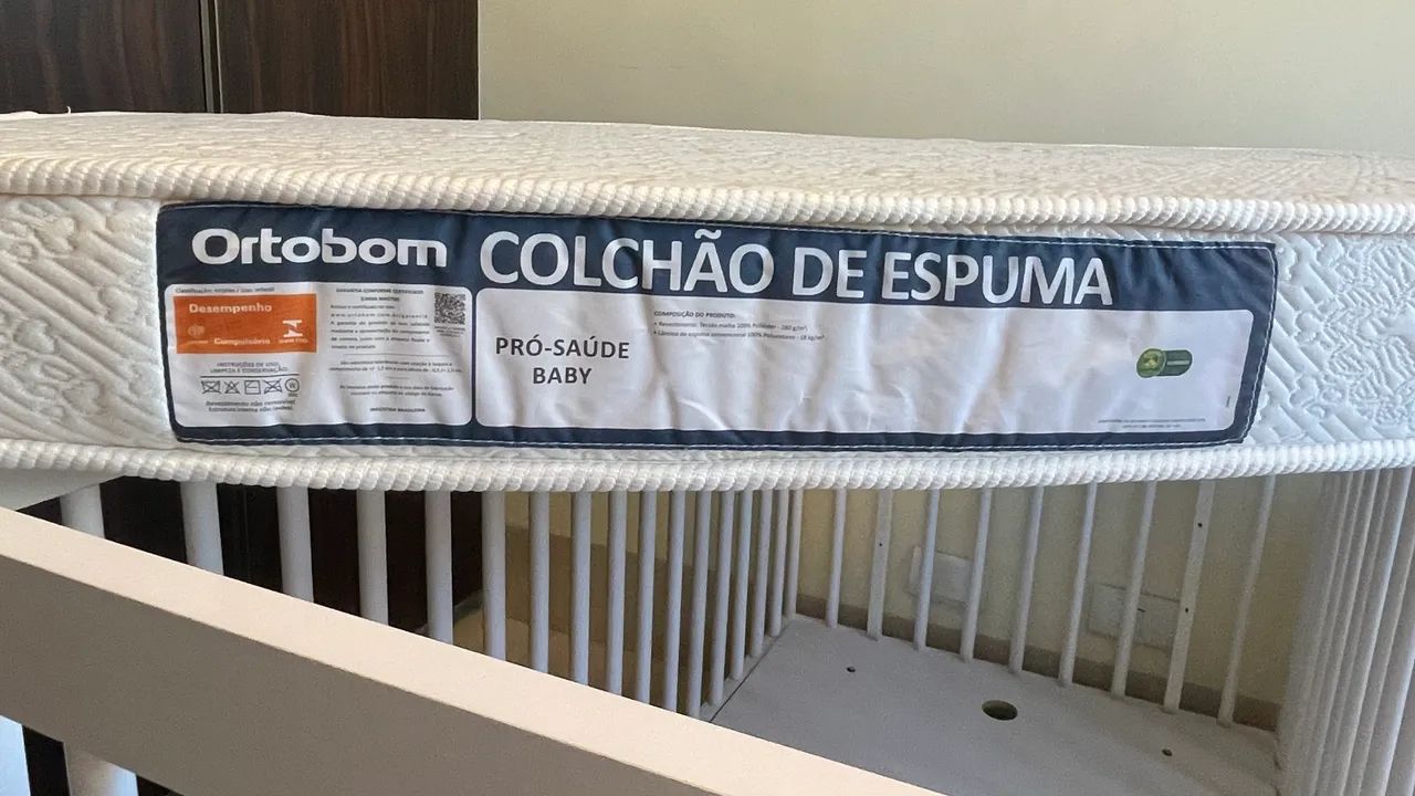 Berço + Colchão Ortobom - Foto 2