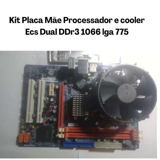 Kit Placa mãe e processador
