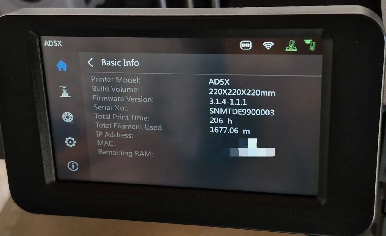 Impressora 3D Flashforge AD5X - Excelente estado - Foto 5