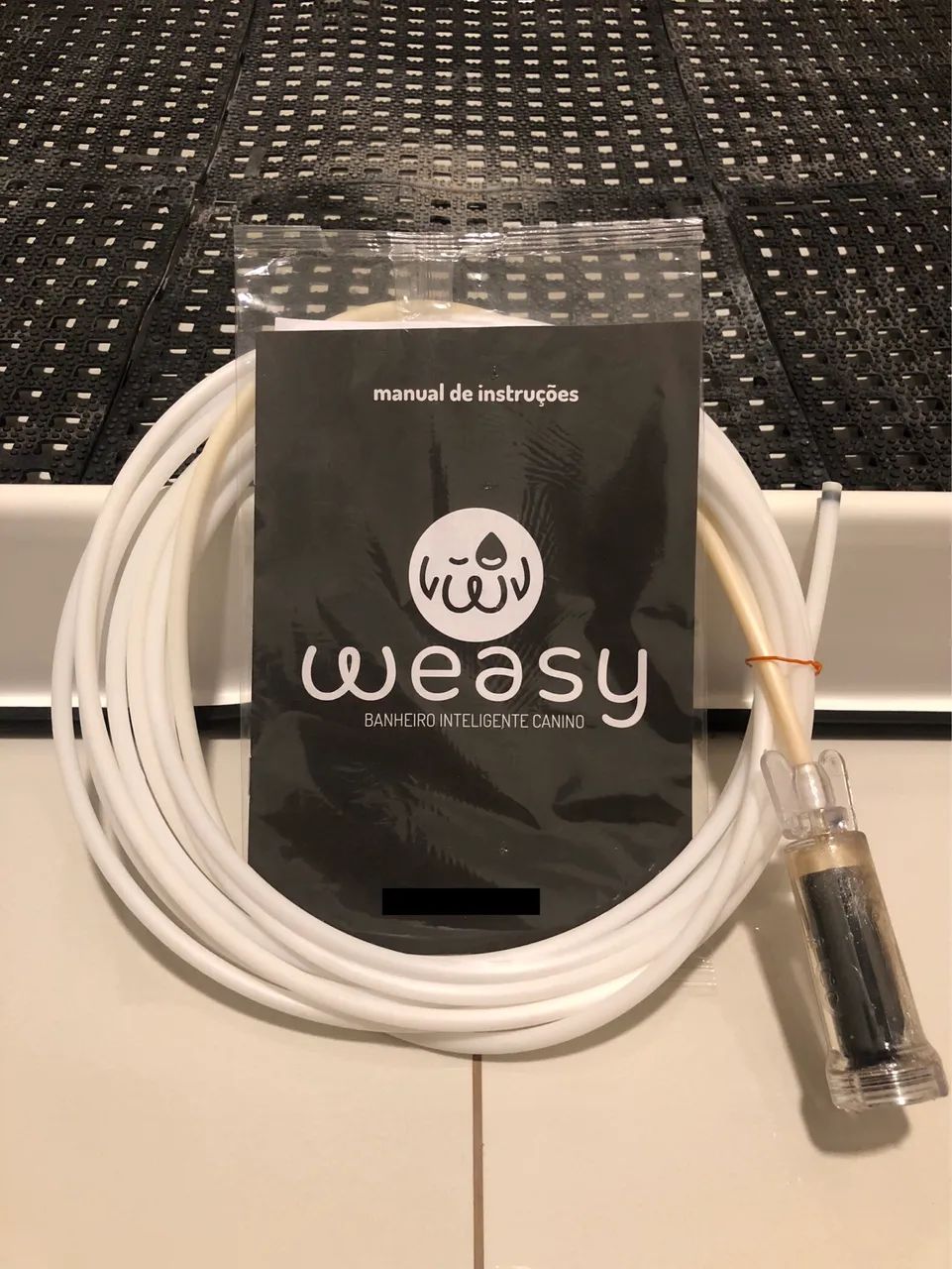 Weasy Cão Banheiro Sanitário Pet com Dreno e Mangueira 