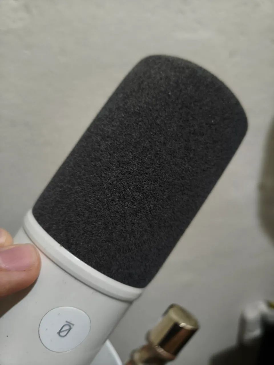 Microfone fifine K688 Branco + braço articulado - Foto 2