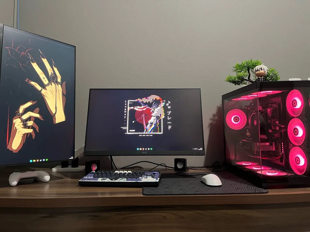 Pc gamer completo 2 monitores e periféricos 