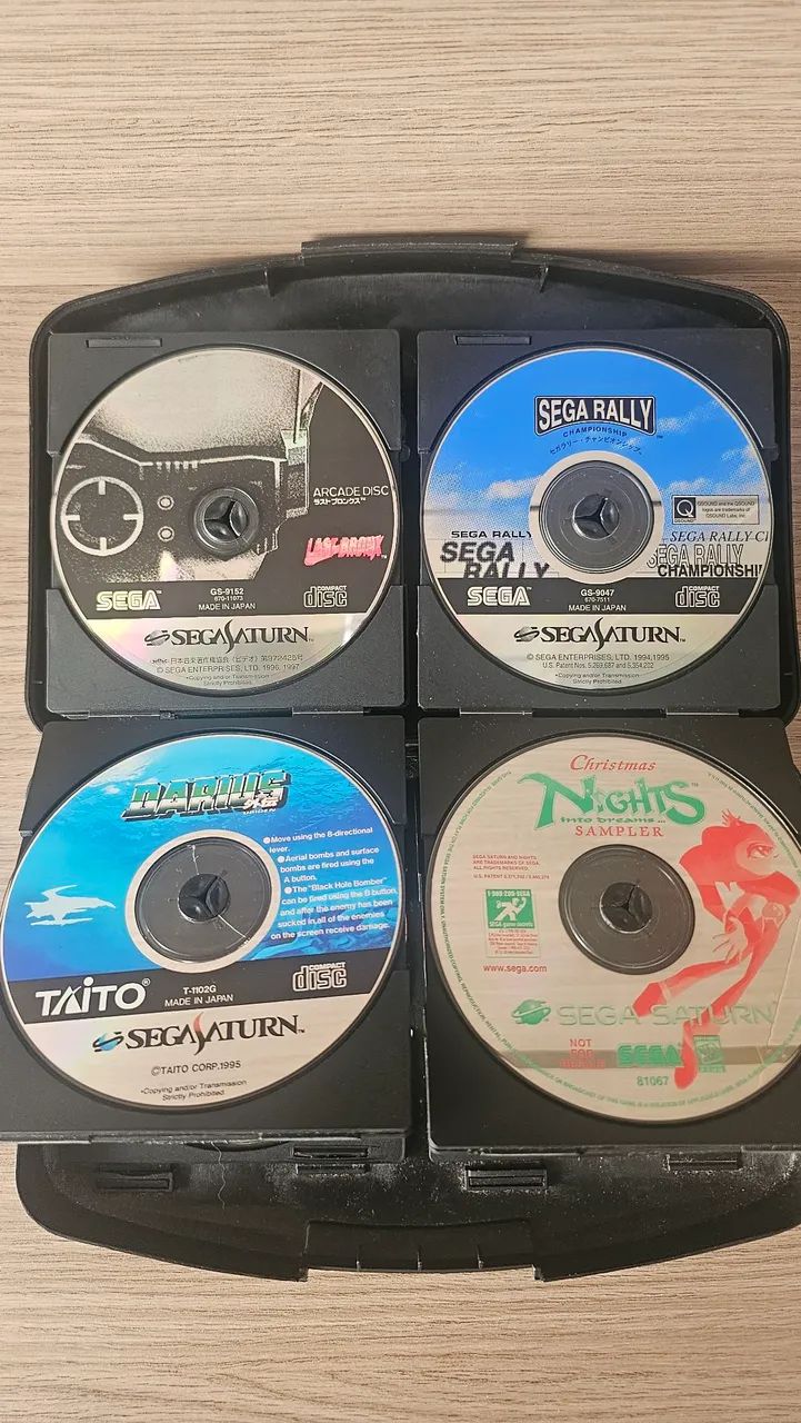 LOTE DE JOGOS ORIGINAIS DE SEGA SATURNO - Jogos de Vídeo Game
