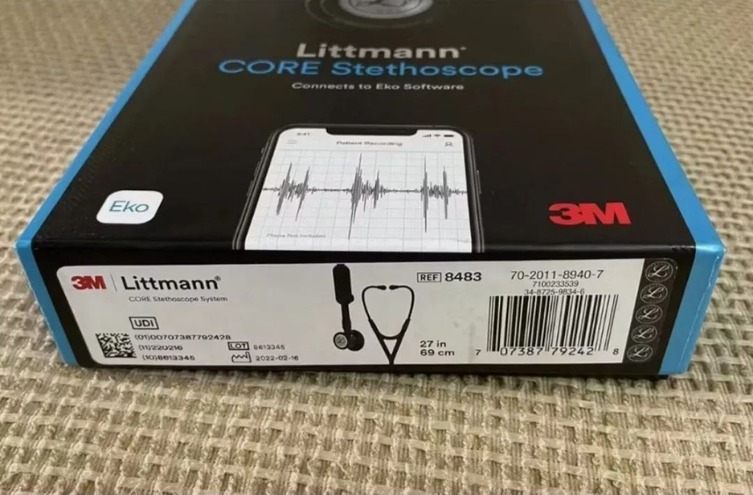 Estetoscópio Littmann Eko Core - Preto - Foto 3