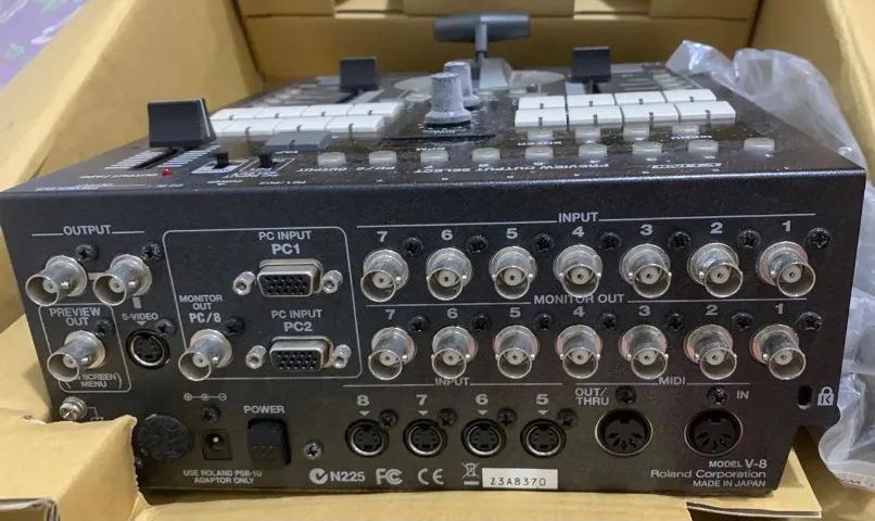 Yokogawa MC-8★ VideoPresenter Mesa De Som 8 Canais Profissional Console Mixer Interface