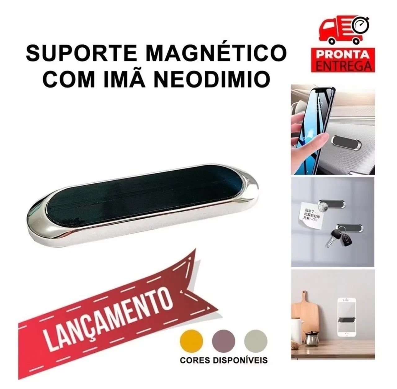 Suporte carro com imá