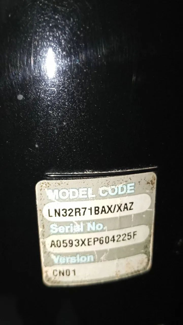 Televisão Samsung 32 Polegadas LN32R71BAX Funcionando Pode Retirar Zn Sp Detalhes - Foto 3