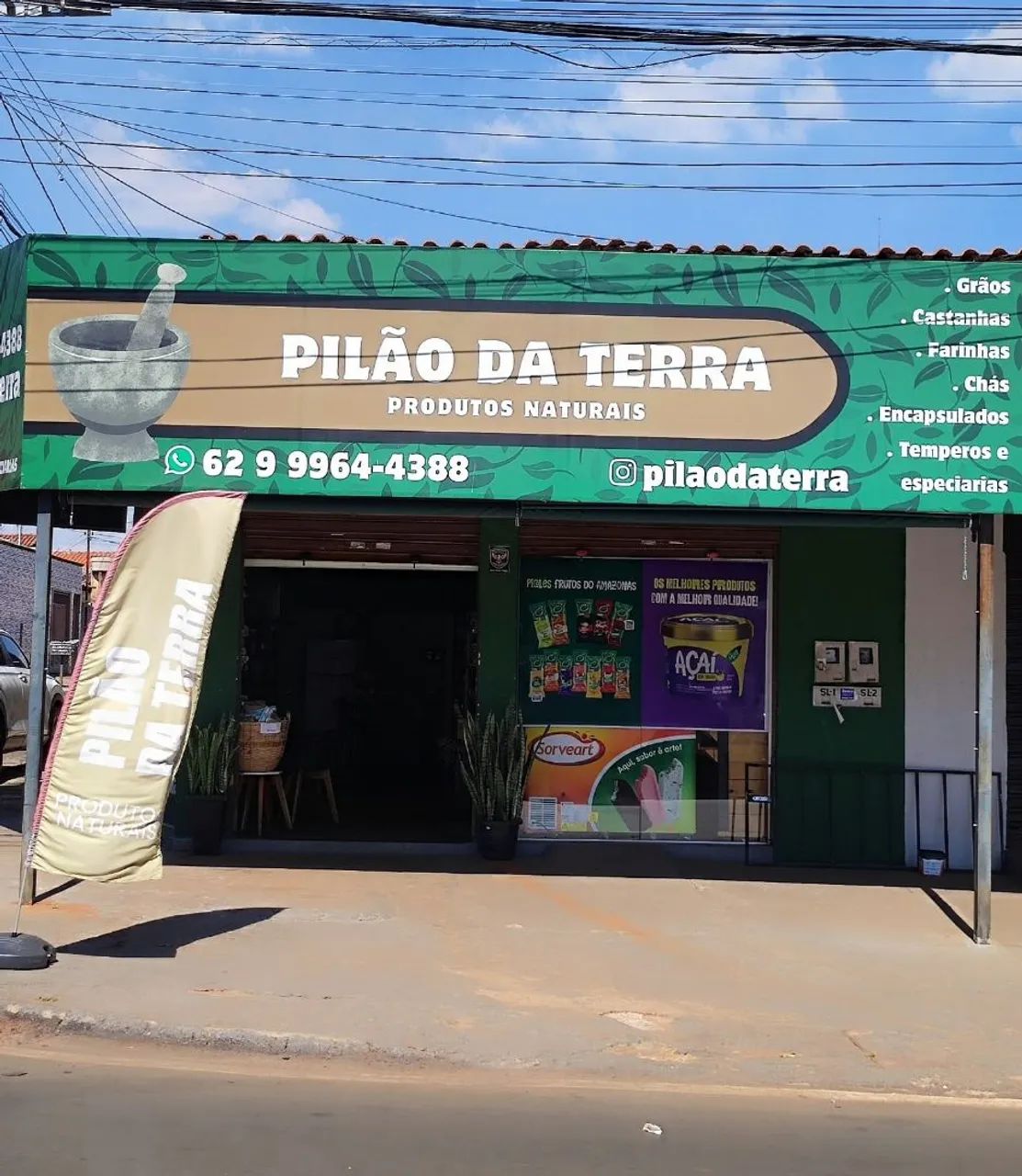 Loja de produtos naturais 