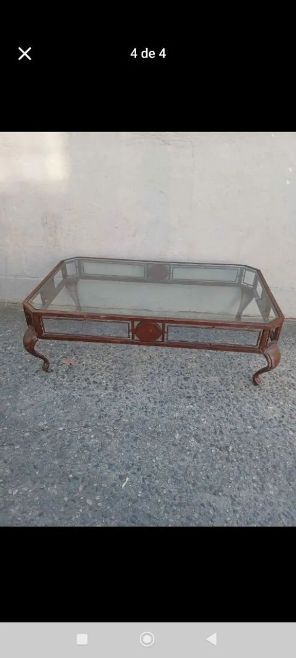 Mesa de centro ferro batido 