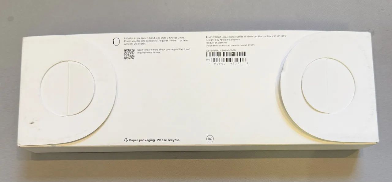 Apple Watch 11 46 JetBlack Zero c/ Acesórios - Foto 2