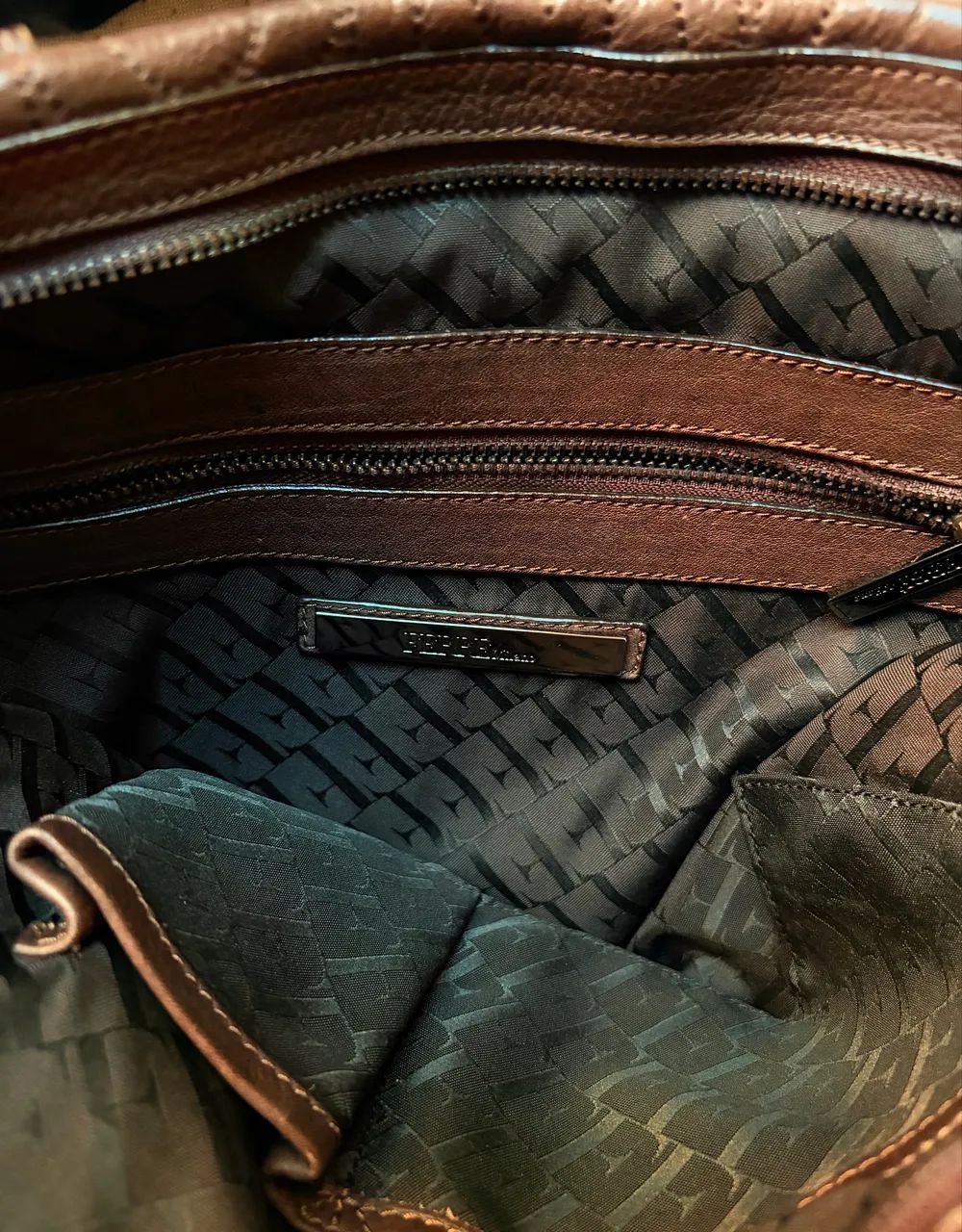 Bolsa couro Gianfranco Ferré - Foto 4