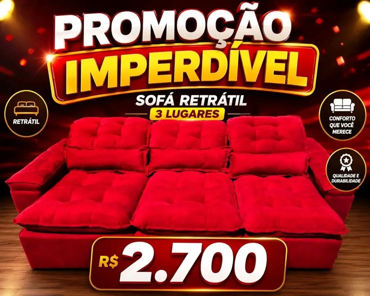 Super promoção sofá 