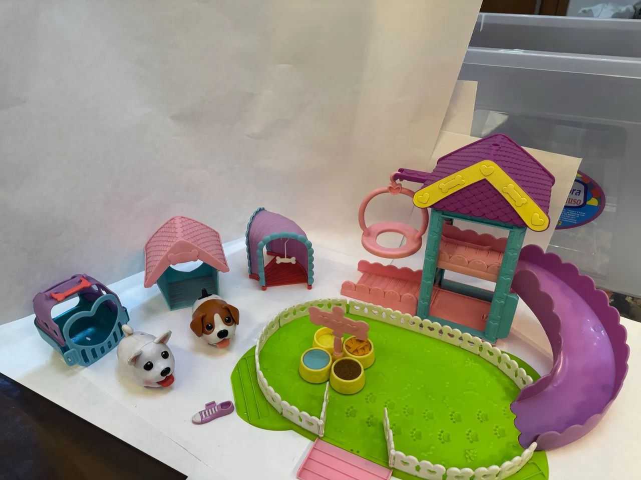 PLAY SET AU AU PETS DELUXE - EXTRA MAIS 3 ITENS!  - Foto 3