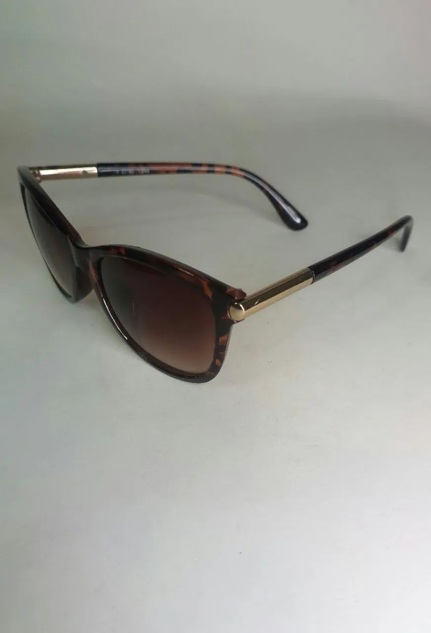 Óculos Escuros Feminino Cat-Eye Tortoise - Foto 5
