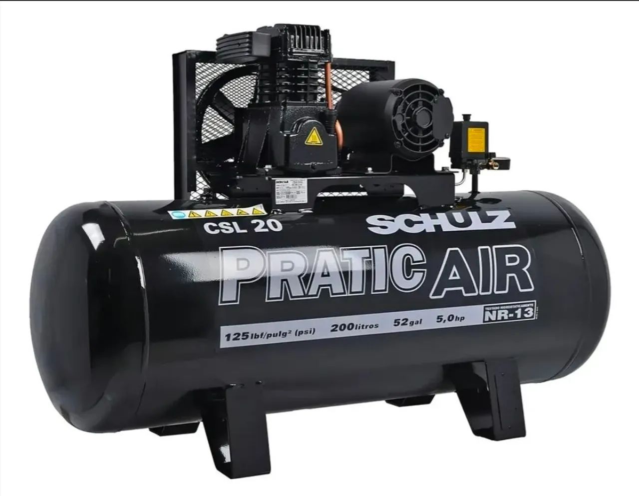 Compressor 20 pés 200L - Schulz 