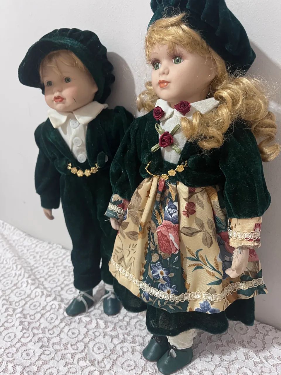 Casal bonecos de porcelana  - Foto 3