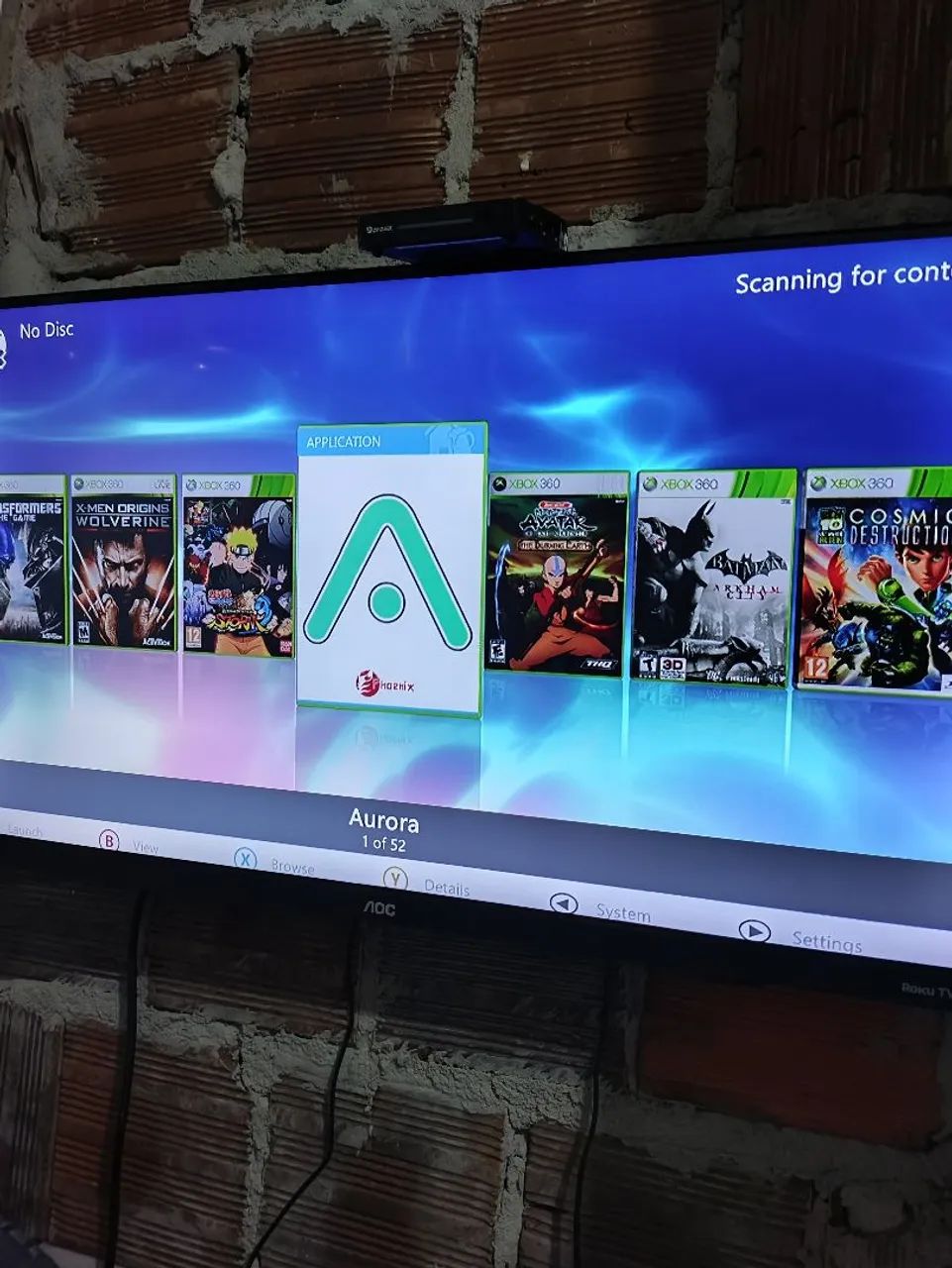 Xbox 360 com Desbloqueio + 2 Controles - Foto 4