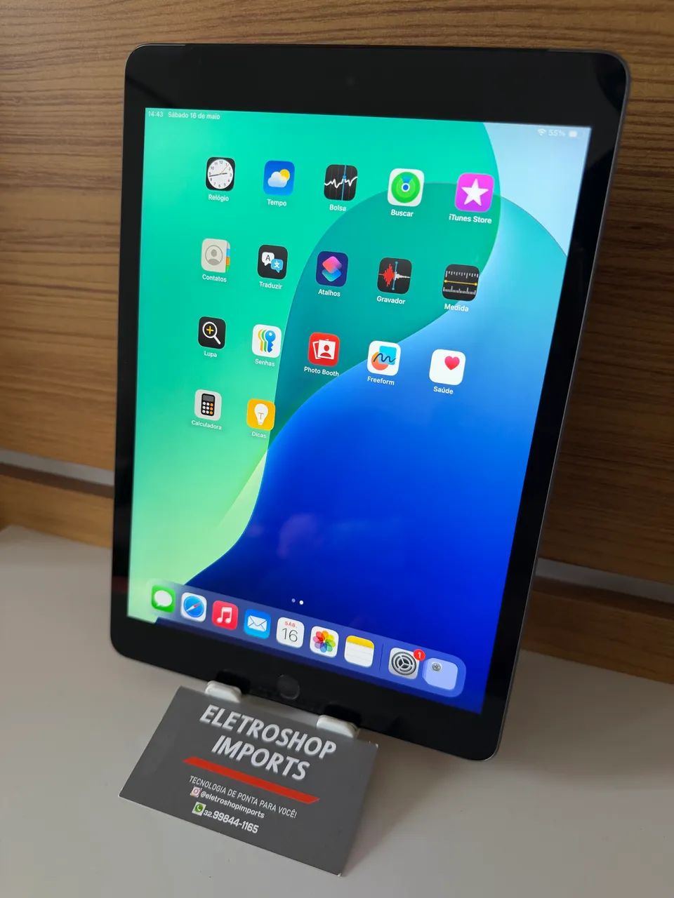 iPad 9ª Geração 256GB Wi-Fi + Cellular - Cinza Espacial - Tablets