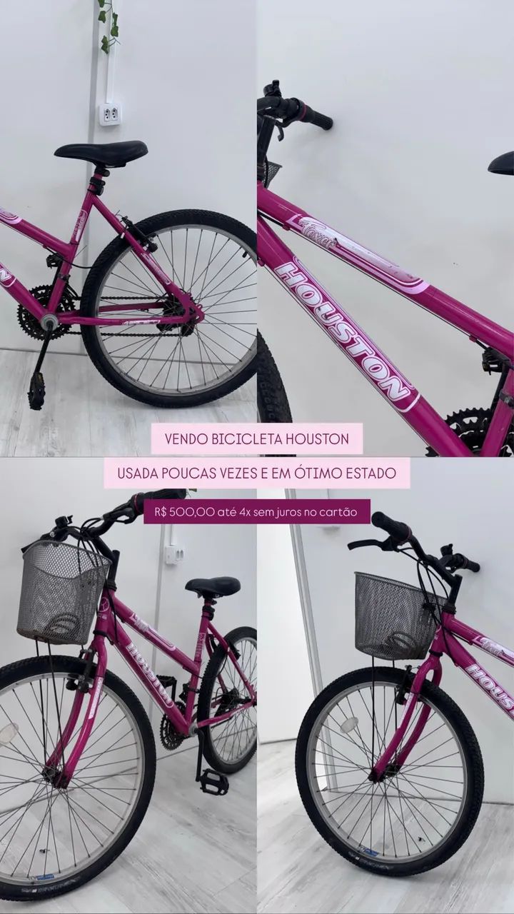 Vendo bicicleta semi nova pouso uso 