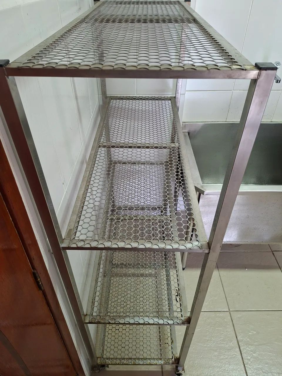 Estante Multiuso Aço Inox Escovado - Foto 3