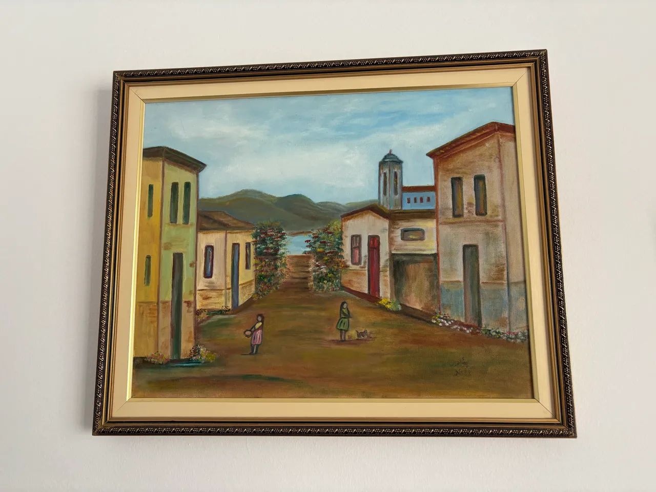 Quadros pintados a mão 