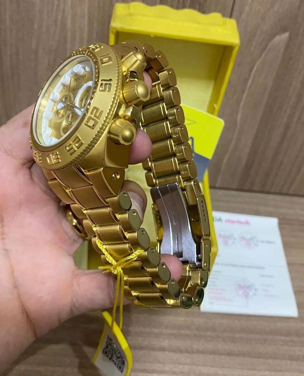 Relógio invicta 18k masculino subaqua 14737  - Foto 3
