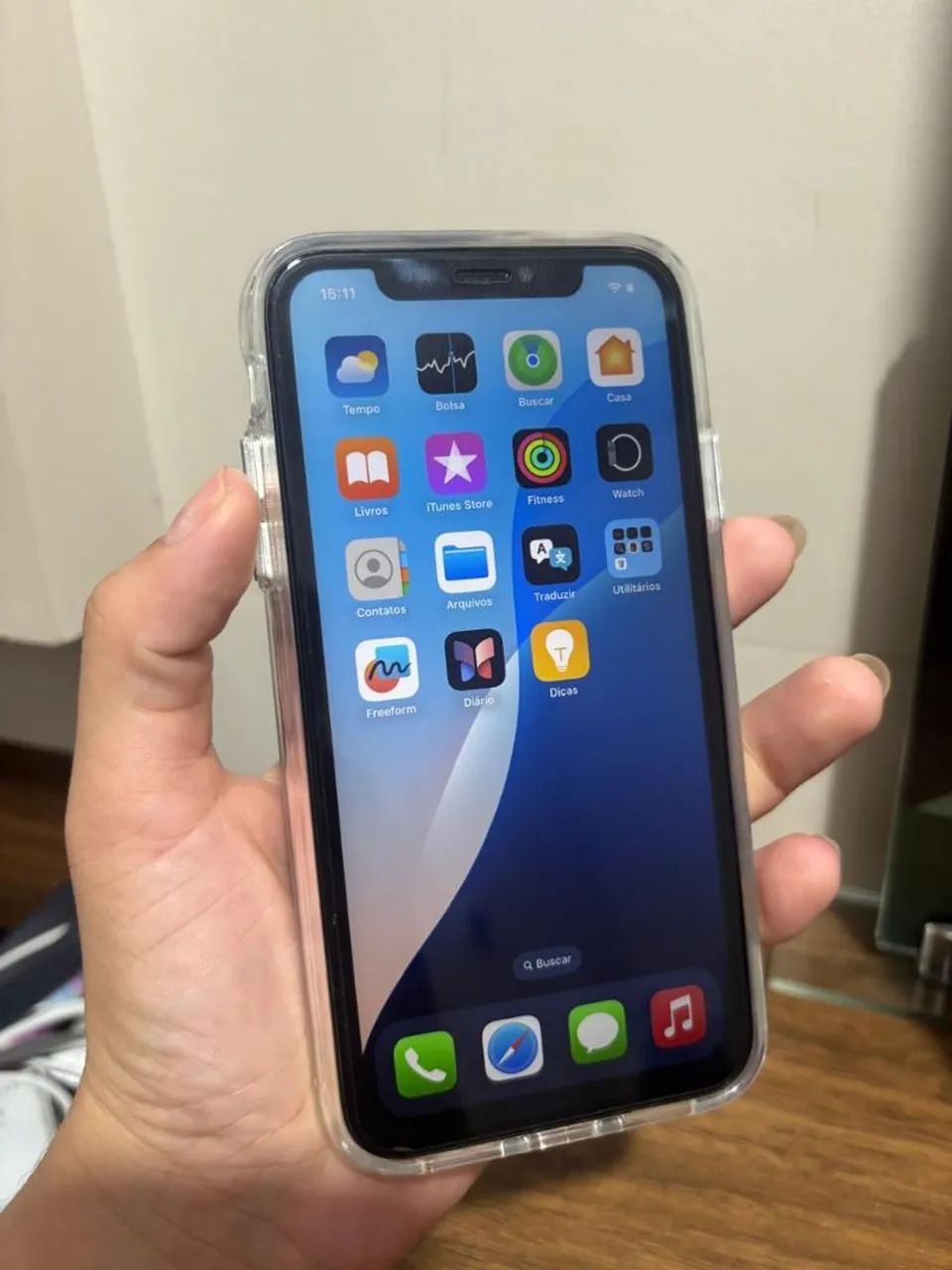 Iphone Xr 64Gb Todo Orig Face ID Saúde Bateria 77% - Celulares e