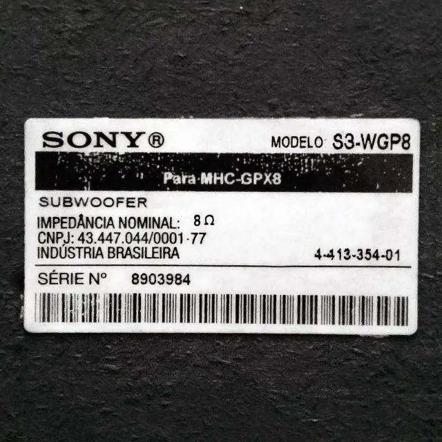 Subwoofer Sony 10 polegadas GPX8 260w RMS som de cinema entrego - Foto 5