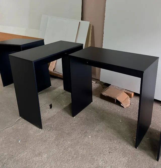 ESCRIVANINHA A PRONTA ENTREGA DE MDF PREMIUM PRETO - Foto 2