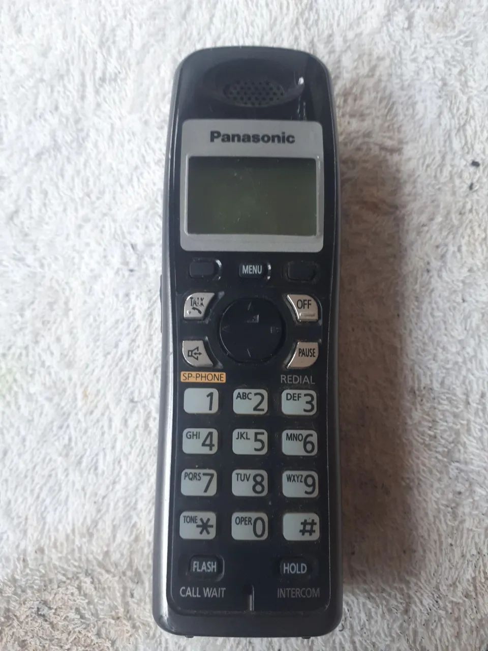 Telefone Panasonic sem fio usado 