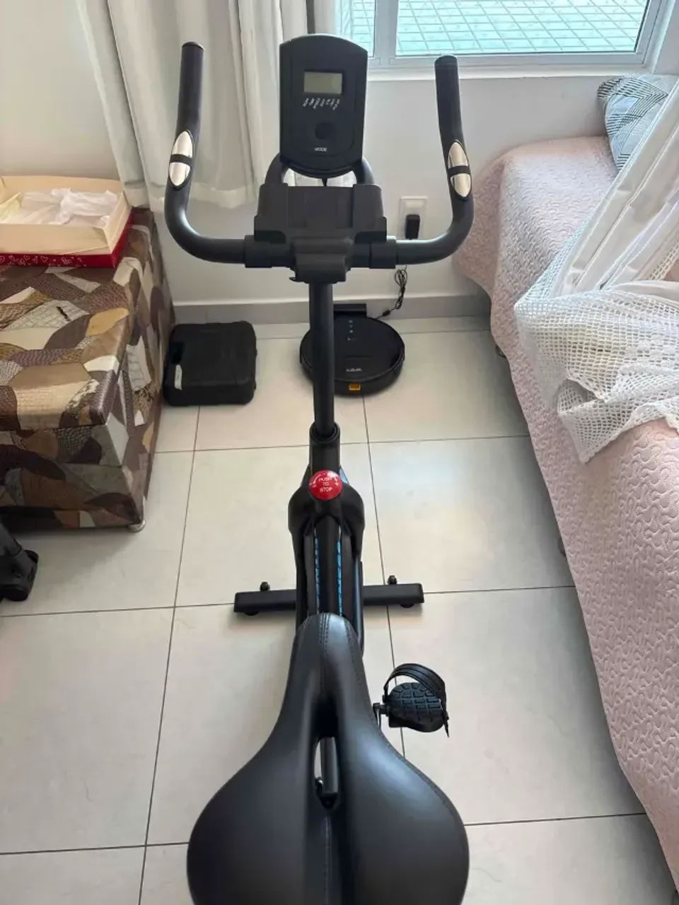 Bicicleta Ergométrica Spinning com Painel Digital - Pouco Uso - Foto 4