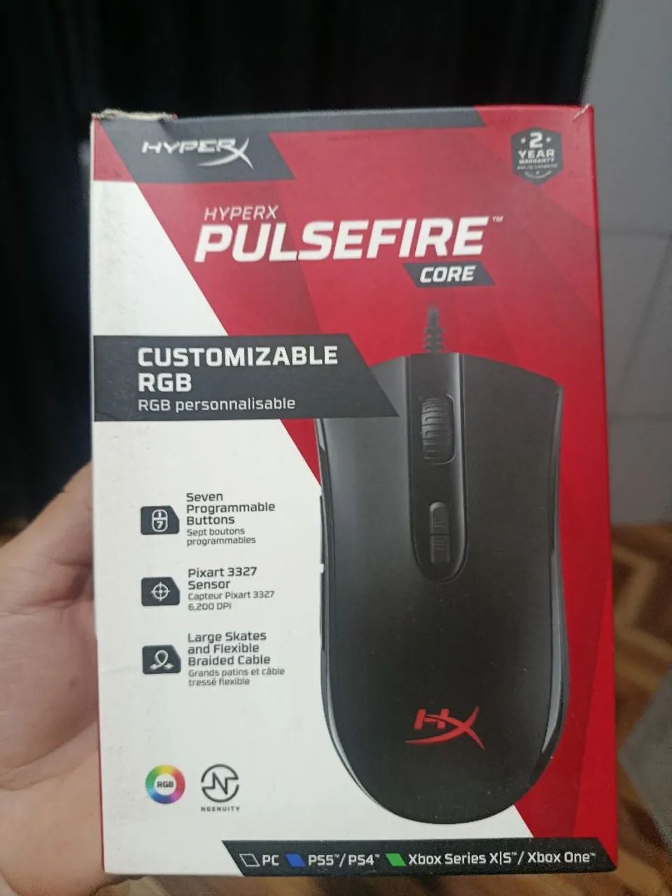 Mouse Gamer HyperX Pulsefire Core ? NOVO - Foto 2