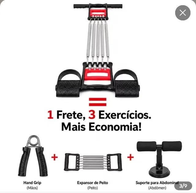 Extensor equipamento de Treino para Peito, Braços e Costas, Resistente - Leia o Anuncio - Foto 2