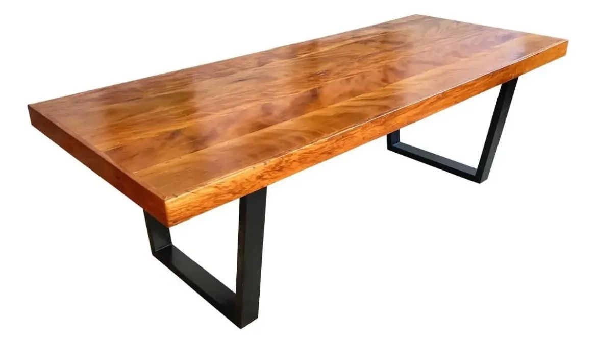 MESA DE MADEIRA DE DEMOLIÇÃO  - Foto 2