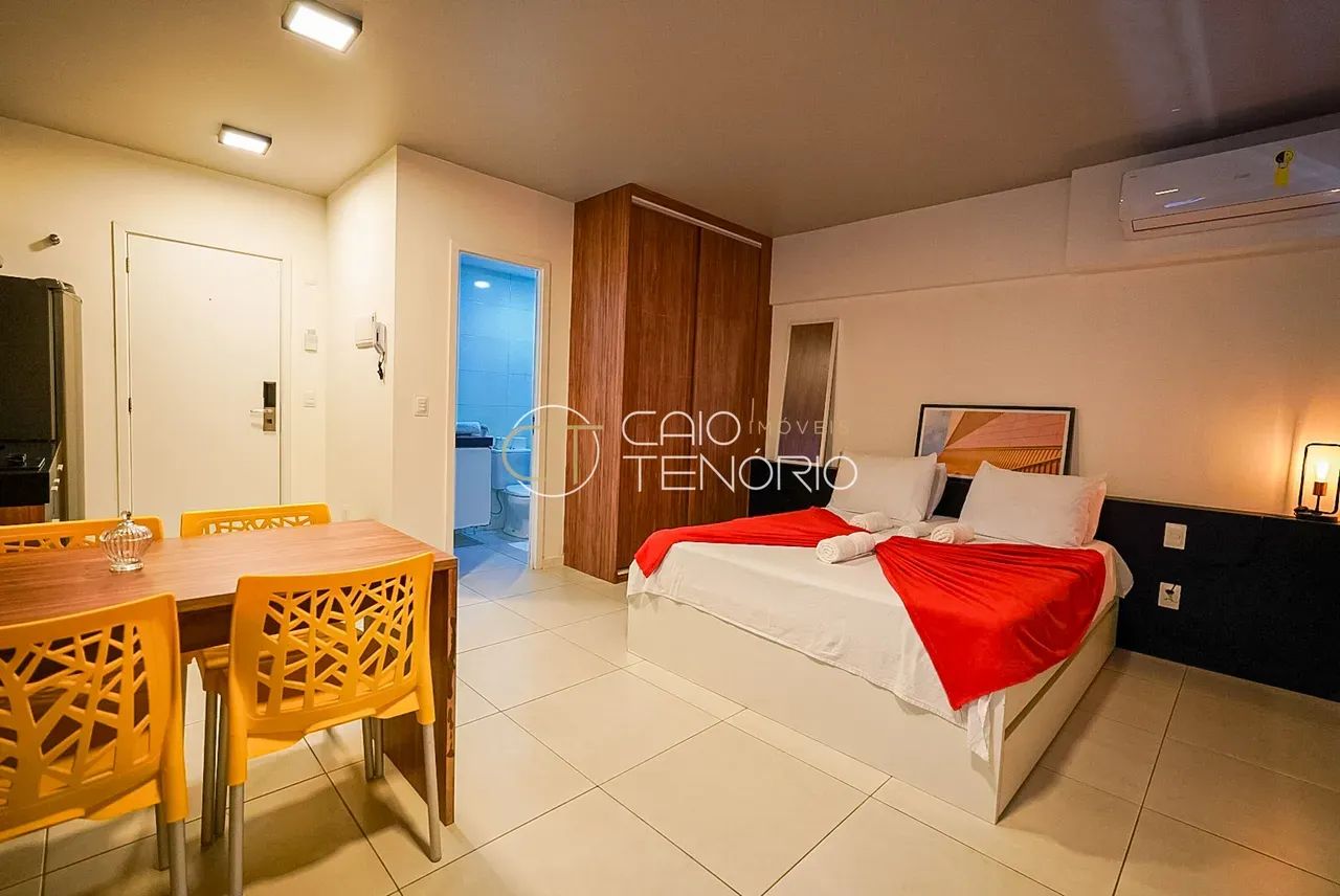 Studio Porteira Fechada no Edificio Time proximo ao mar da Ponta Verde - Foto 2