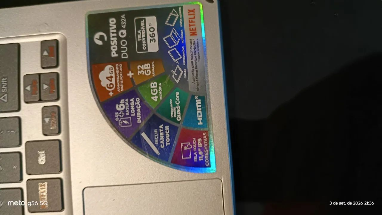 Notebook que vira tablet  - Foto 3