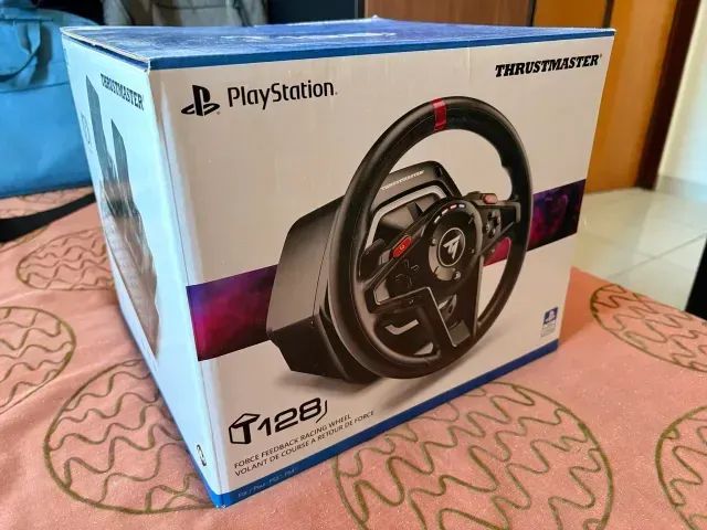 Volante Thrustmaster T128 Force Feedback para PS5 e PC - Foto 2