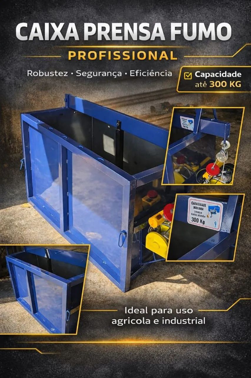 Prensa elétrica para fumo.