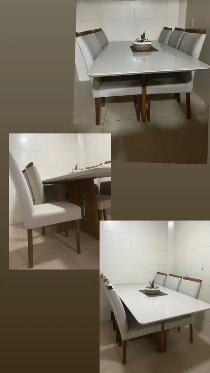 Mesa de jantar 6 cadeiras - Foto 3