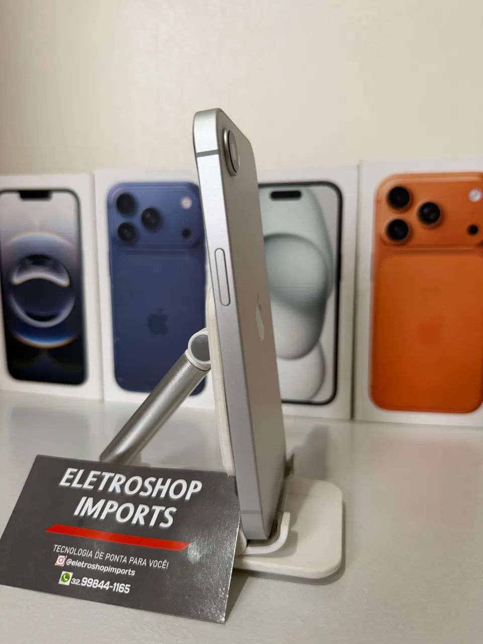 iPhone 16e 128GB Branco | Bateria 95% | Garantia Apple - Foto 5