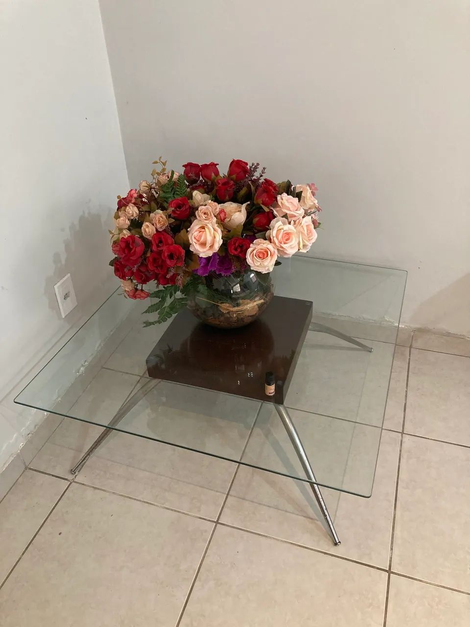 Mesa de centro vidro