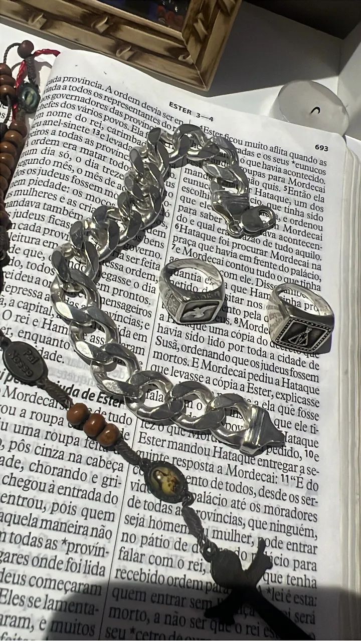 Pulseira de prata  - Foto 2