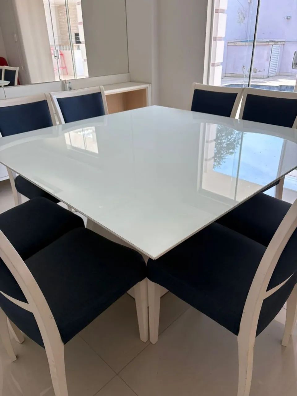 Mesa quadrada super linda e elegante.  - Foto 2