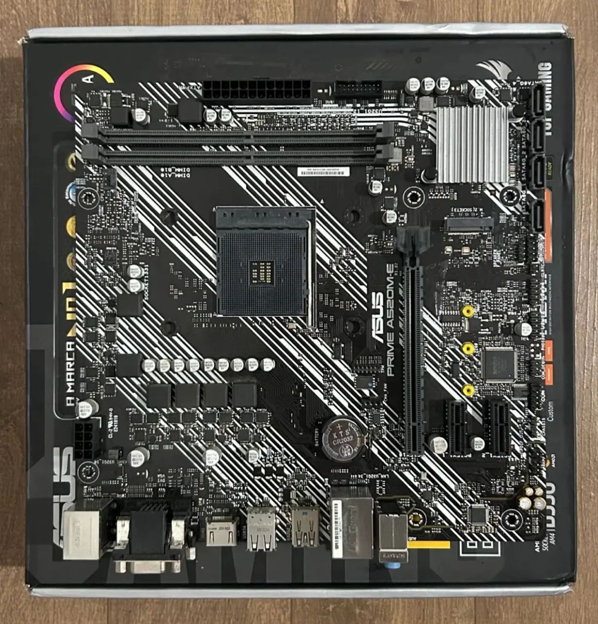 Placa Mãe ASUS A520M-E AM4 