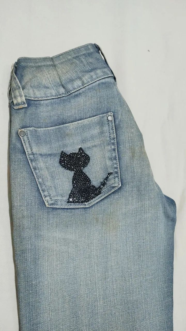 Lote/kit calças jeans - Foto 3