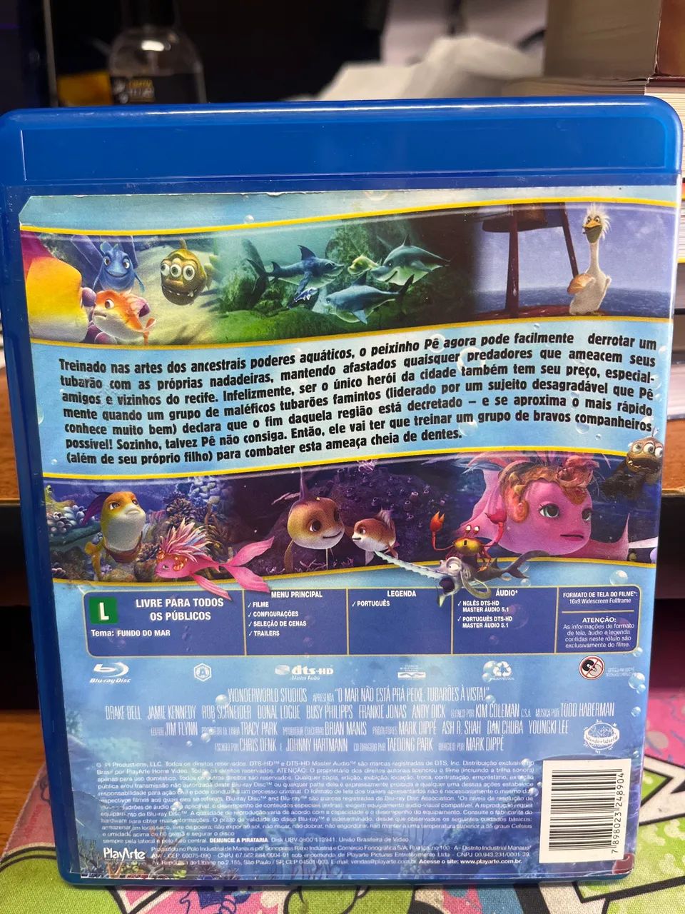 Blu-ray 3D ?O Mar Não Está Pra Peixe - Tubarões à Vista!? (The Reef 2: High Tide, 2012). - Foto 2