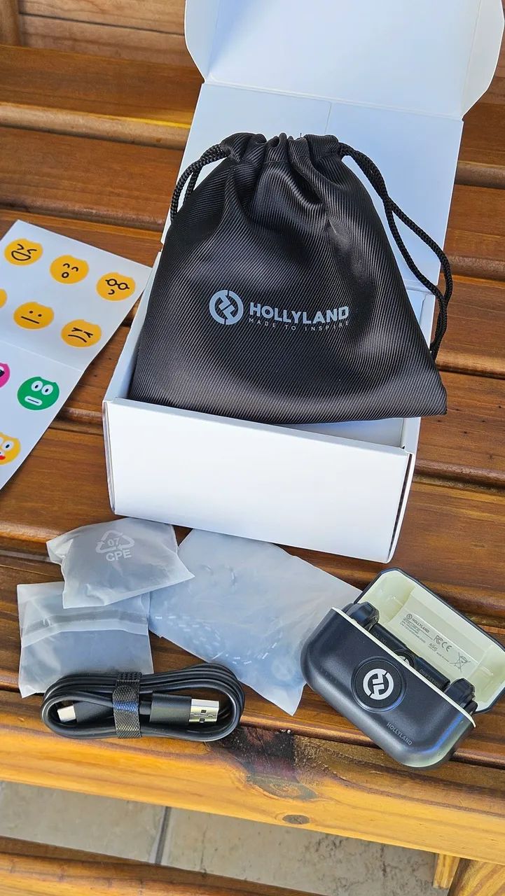 Microfone Hollyland  Lark M2 (Wireless Lavalier Microphone UCB Version) - Foto 3